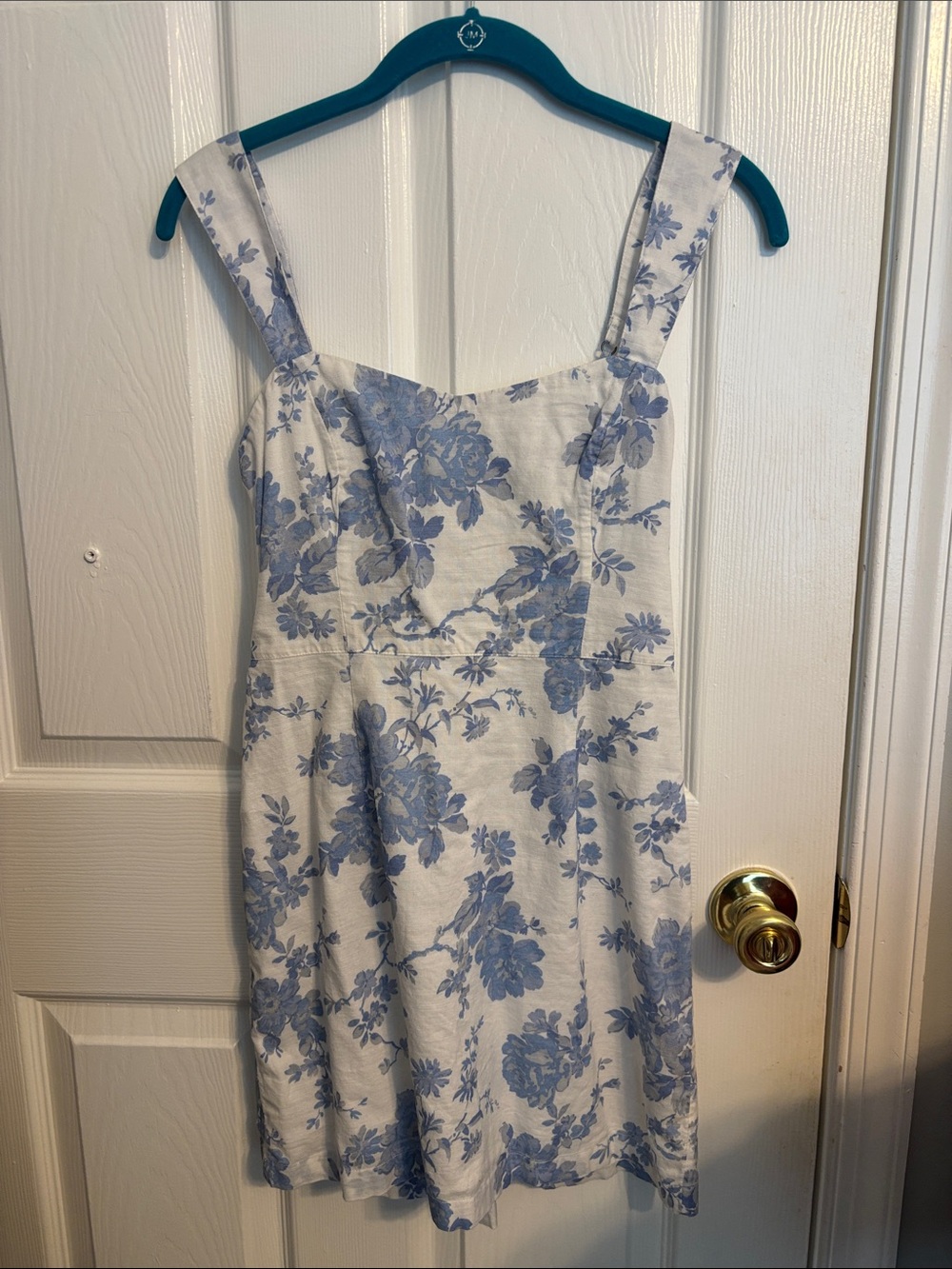 Abercrombie & Fitch Blue and White Floral Mini Dress